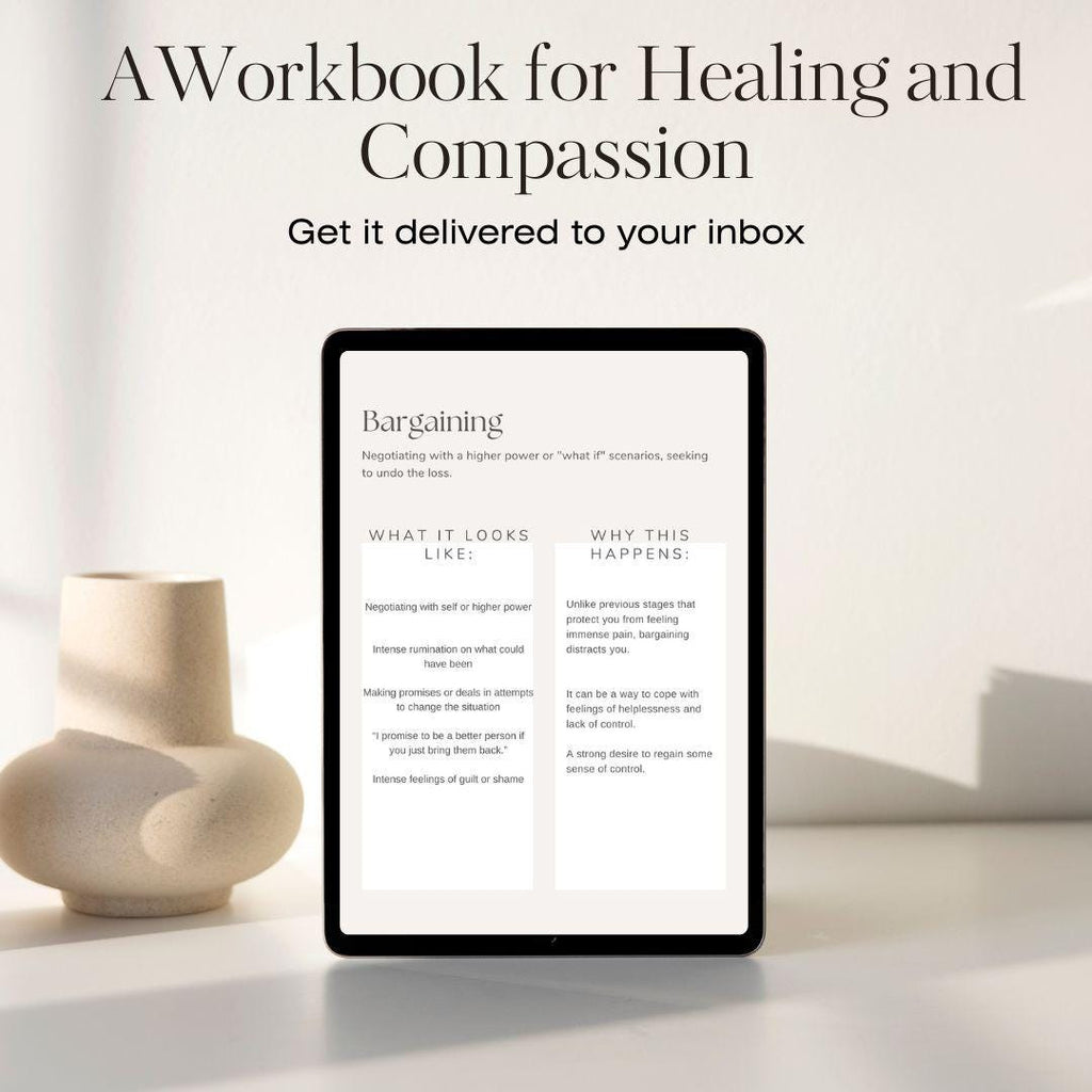 Guided Grief Journal: Healing After Loss Workbook (Printable PDF, 48 Pages